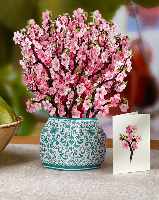 Cherryblossom | Fresh Cut Paper Pop Up Bouquet & Card - 3716
