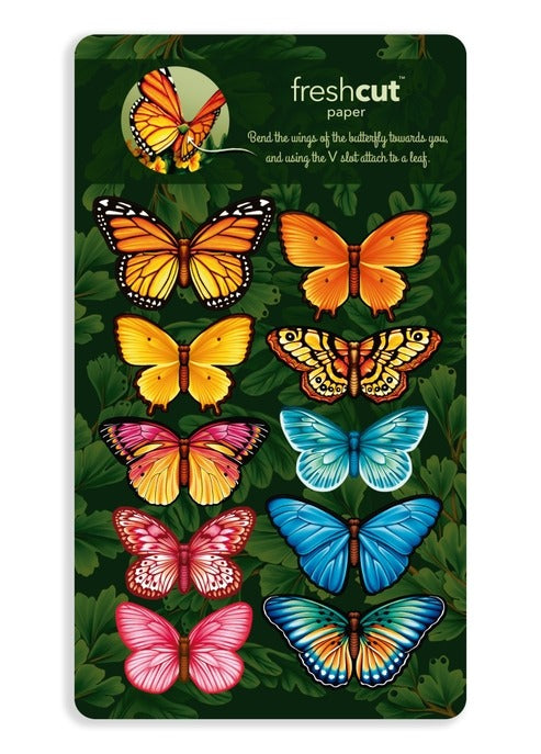 Butterflies & Buttercups | Fresh Cut Paper Pop Up Bouquet & Card - 3720