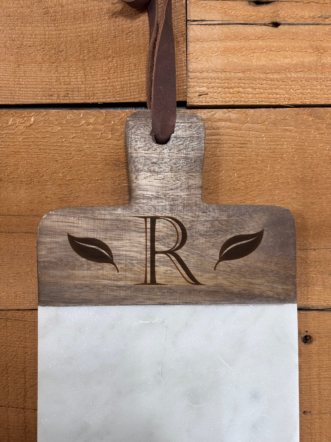 Horse Shoes | Personalized Mango Wood & Marble Cutting Board - 47500155