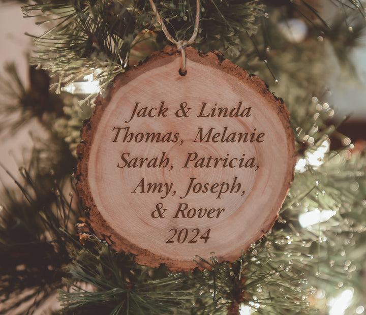 Personalized Quick Custom Wood Ornament