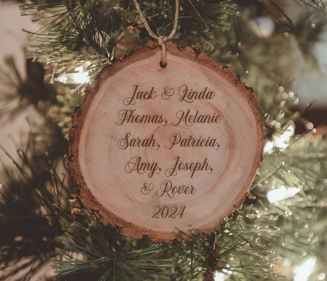 Personalized Quick Custom Wood Ornament