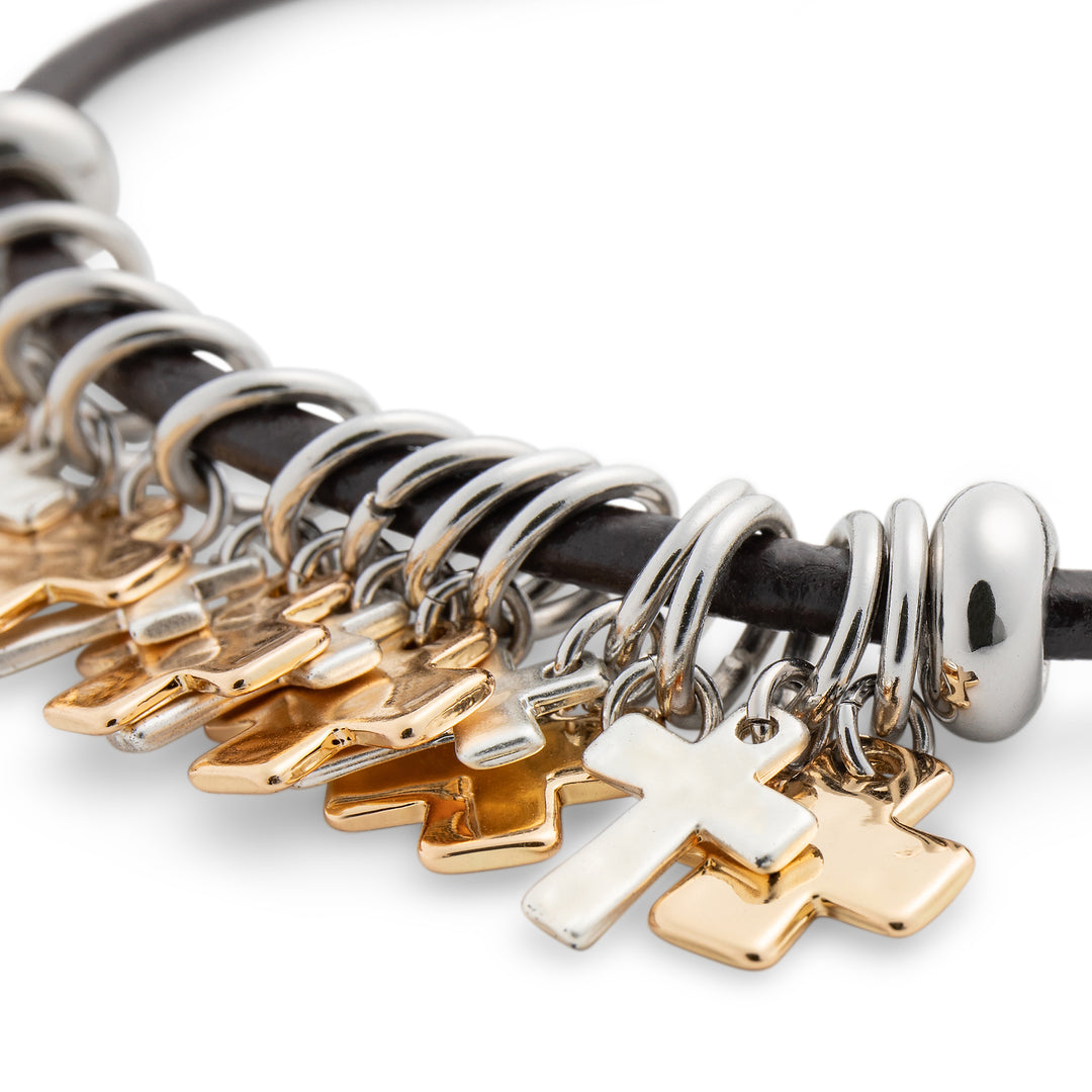 Cross Charm Bracelet - 1004130150