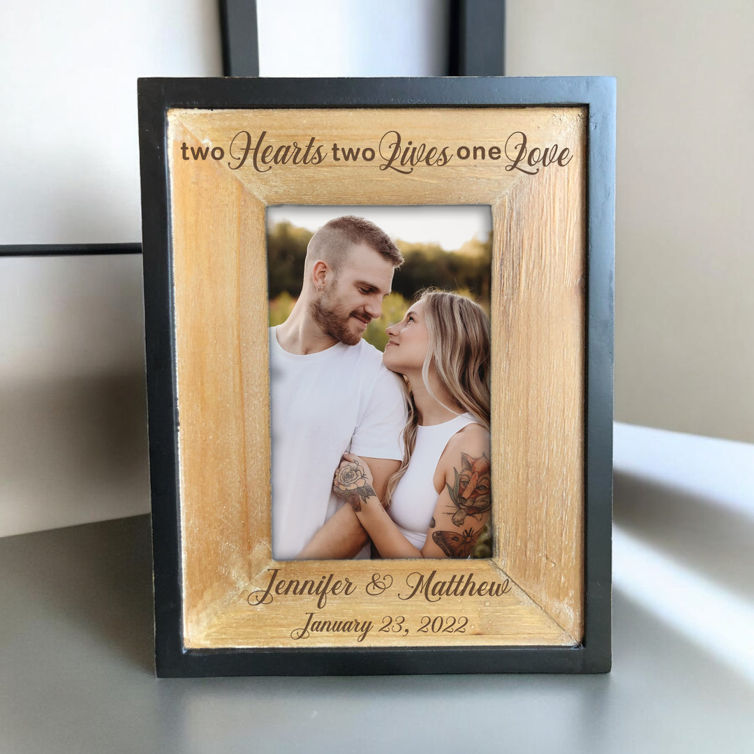 Sale Vip Wood 10 in. Brown 4x6 Personalized Frame - FY1120