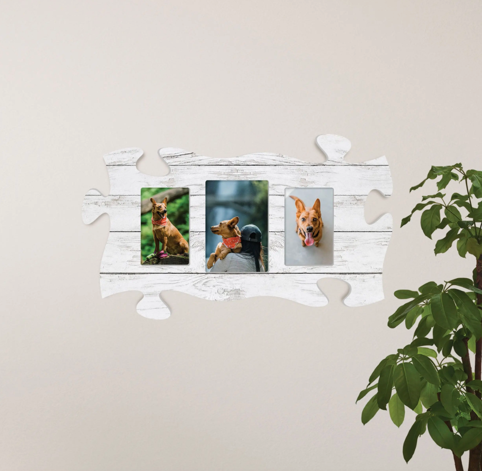 Puzzle Piece 3 4x6 photo collage