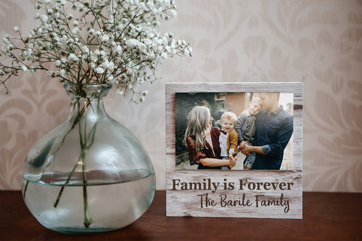 Family is Forever | Personalized Table Top Picture Frame - ZPHF0176