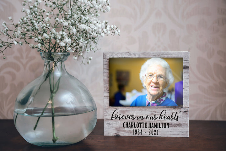 Forever in our Hearts | Personalized Table Top Picture Frame - ZPHF0176
