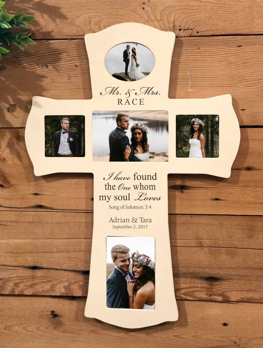 Solomon 3:4 | Personalized Cross Photo Collage - ZPLP02