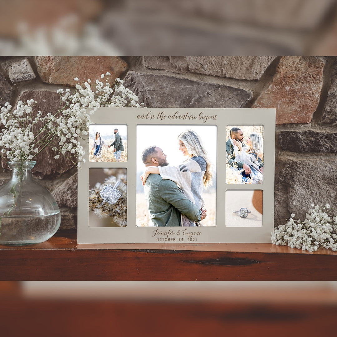 The Adventure Begins | Personalized 5 Hold Picture Frame - ZCPF14