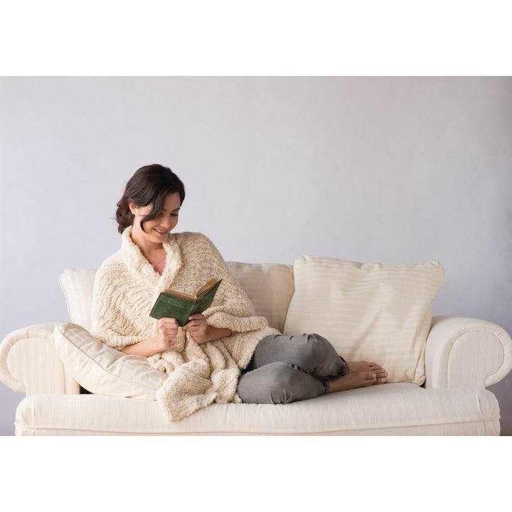 Cream Giving Shawl - 1004140001