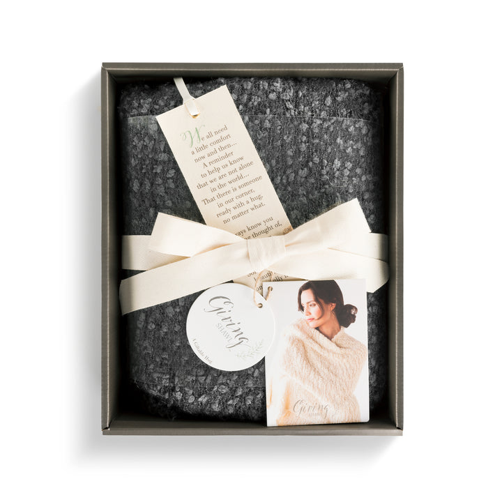 Charcoal Giving Shawl - 1004440085