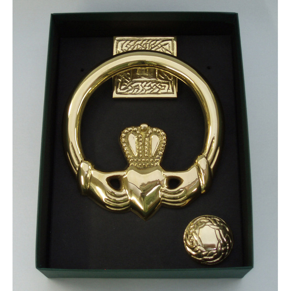 Brass Claddagh Door Knocker - 5800-S