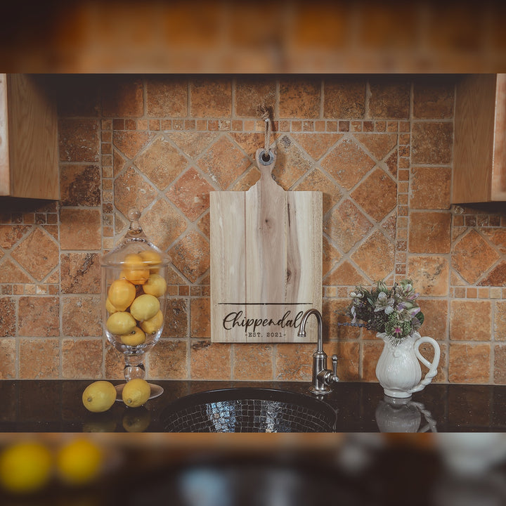 Personalized Engraved Acacia Cutting Board **Multiple Template Designs** - ZNHC0067