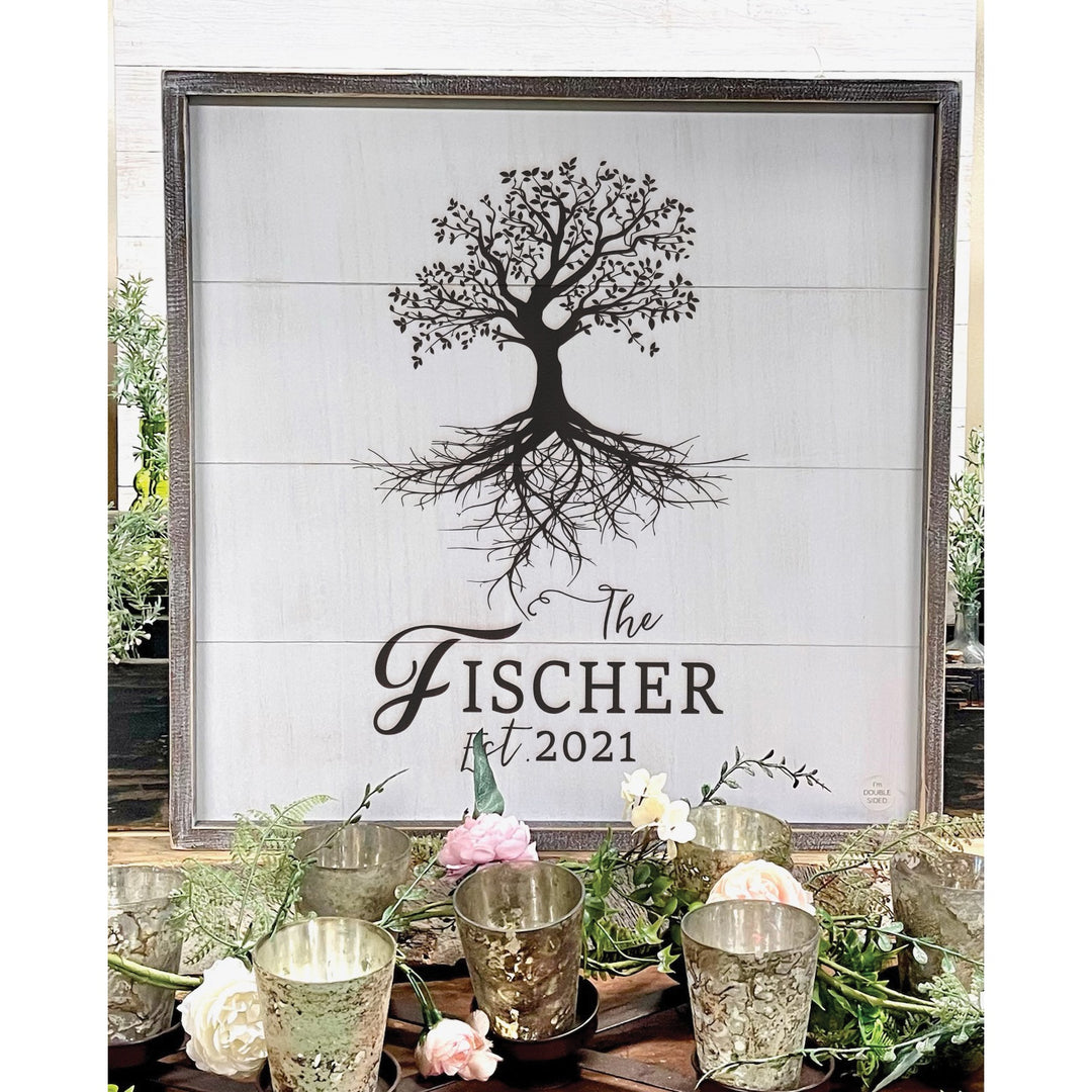 Personalized 24x24 Large Family Sign **Multiple Template Designs** - 70498