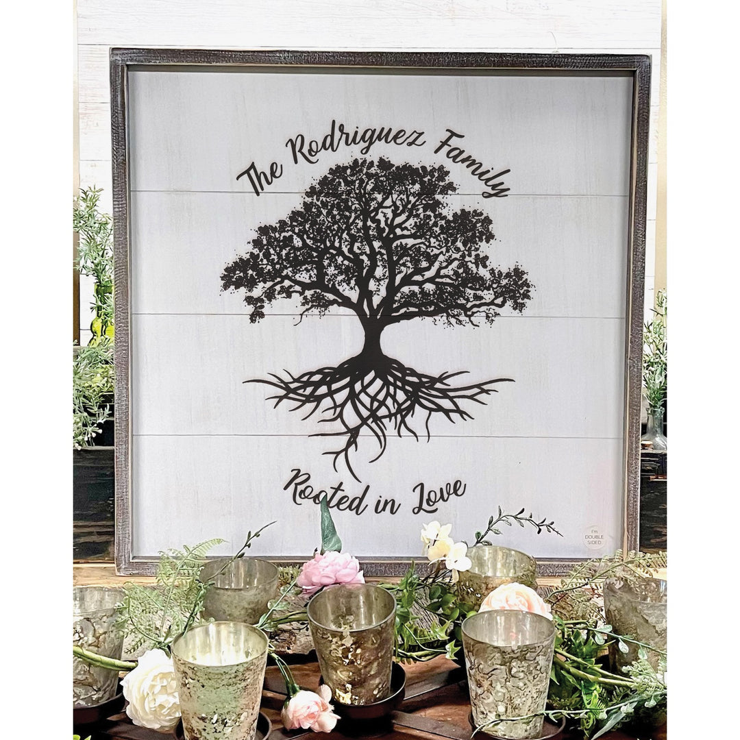 Personalized 24x24 Large Family Sign **Multiple Template Designs** - 70498