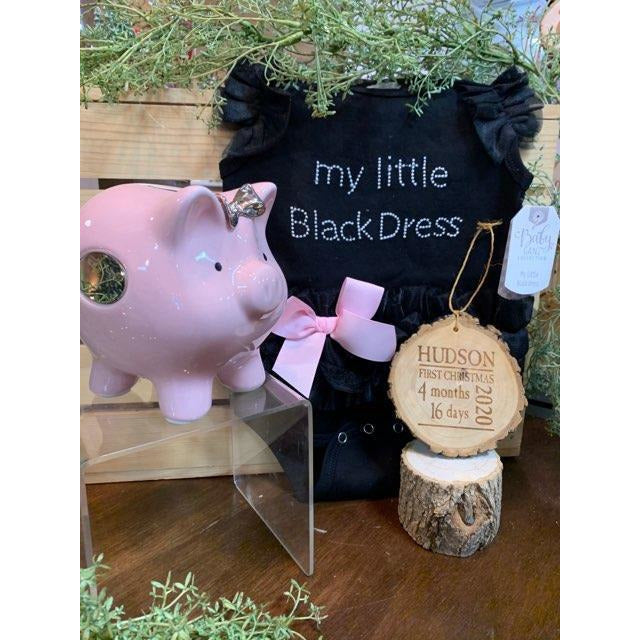 baby shower little black dress Little Black Dress Onesie