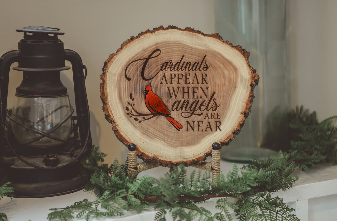 Cardinals Appear When Angels are Near Memorial Log