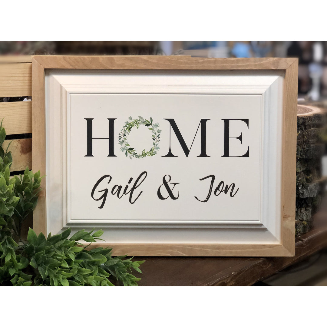 Personalized Home Sign with Names - ZRFW0035