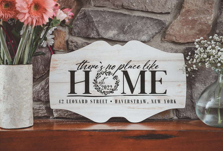 Personalized Home Scalloped Sign **Multiple template designs** - ZSGS0009