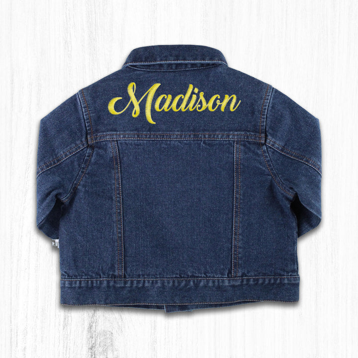 Personalized Medium Wash Denim Jacket - 2AP0179-00-C0054