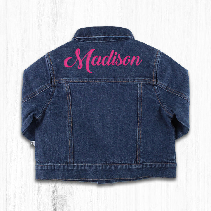 Personalized Medium Wash Denim Jacket - 2AP0179-00-C0054