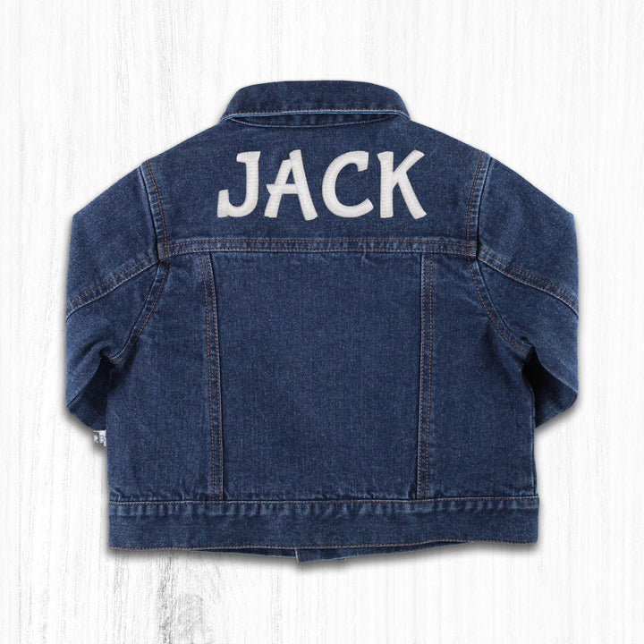 Personalized Medium Wash Denim Jacket - 2AP0179-00-C0054