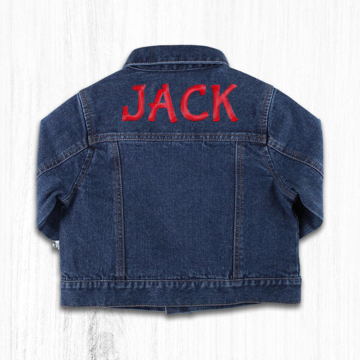 Personalized Medium Wash Denim Jacket - 2AP0179-00-C0054