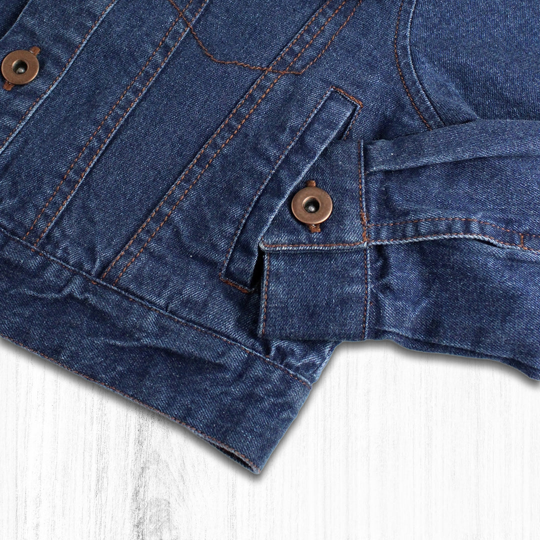 Personalized Medium Wash Denim Jacket - 2AP0179-00-C0054