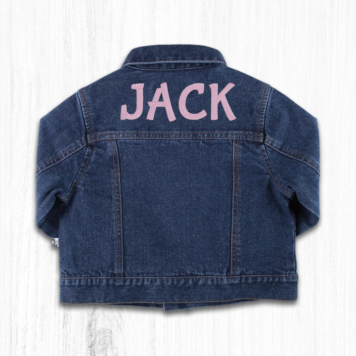 Personalized Medium Wash Denim Jacket - 2AP0179-00-C0054
