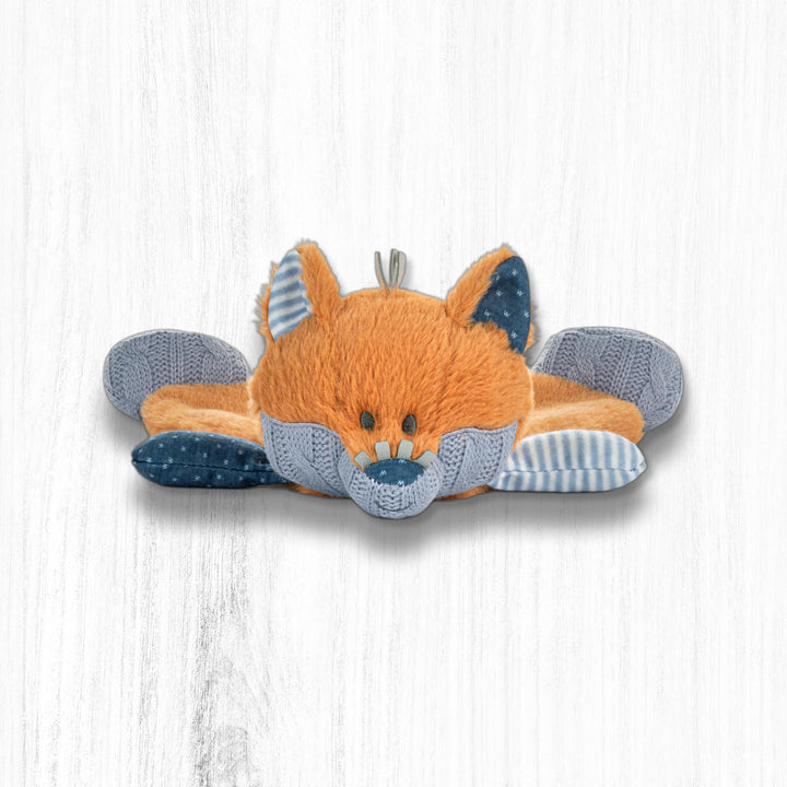 Custom Embroidered Fox Lovey Blankie | Personalized Baby Rattle & Security Blanket - 5004840071