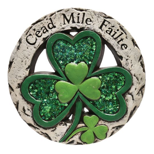Irish Stepping Stone - Céad Míle Fáilte with Shamrock - BOE542