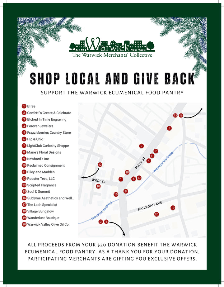 Support Your Local Everything Canvas Tote - Food Pantry Donation