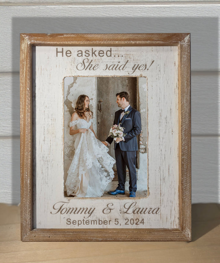 A Beautiful Love Story | Personalized 5x7 Photo Frame with Stand - MH1576