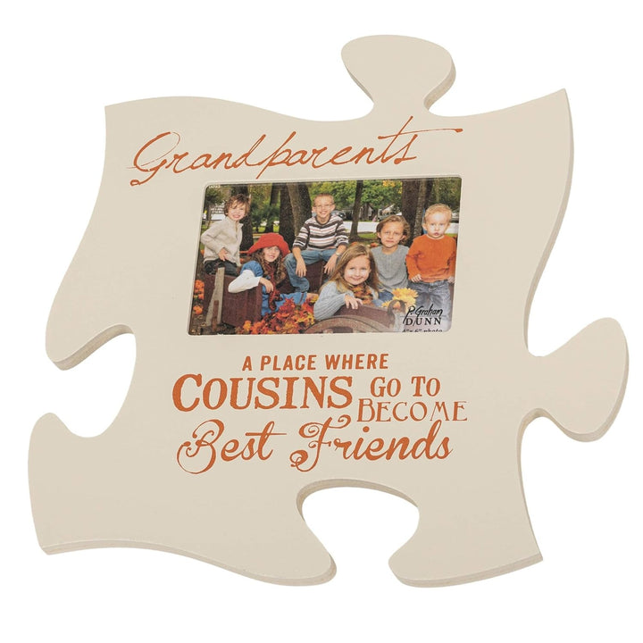 Puzzle Frame | Grandparents - Where Cousins Become Best Friends