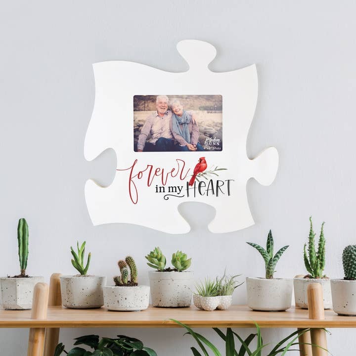 Puzzle Frame | Forever in my Heart Cardinal