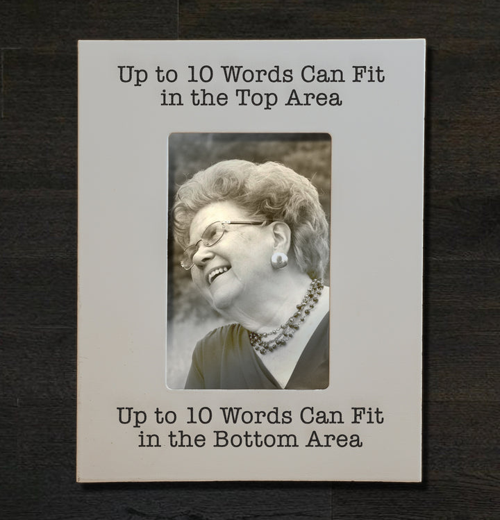 Personalized Memorial Picture Frame 4x6 - Custom Engraved Remembrance