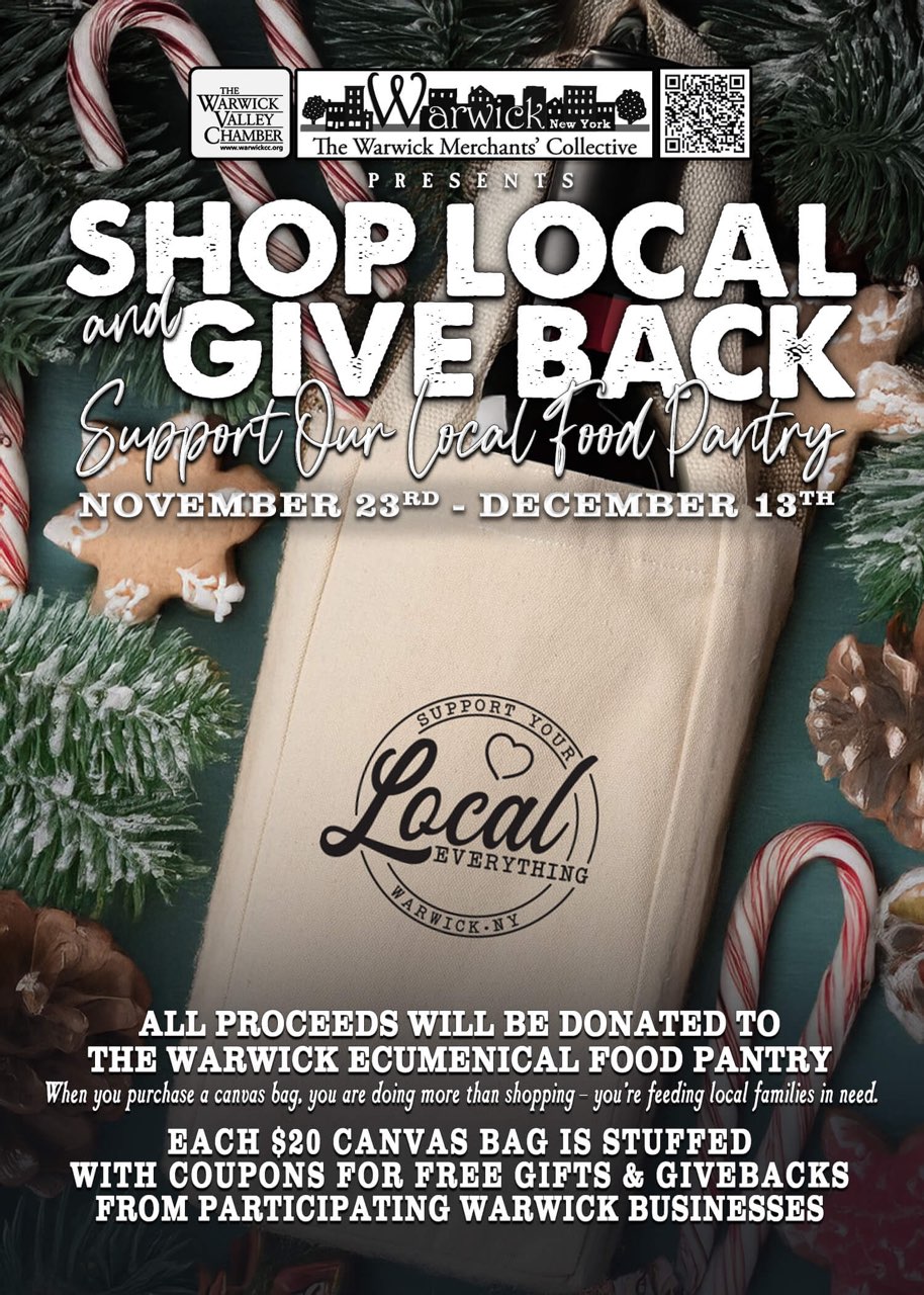 Support Your Local Everything Canvas Tote - Food Pantry Donation