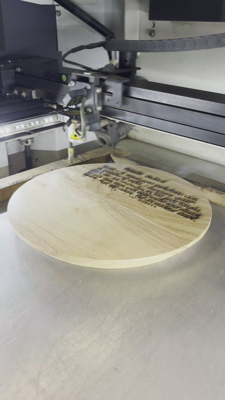 Personalized Handwritten Recipe Bowl with Wood Lid | Engraved Keepsake – N3501