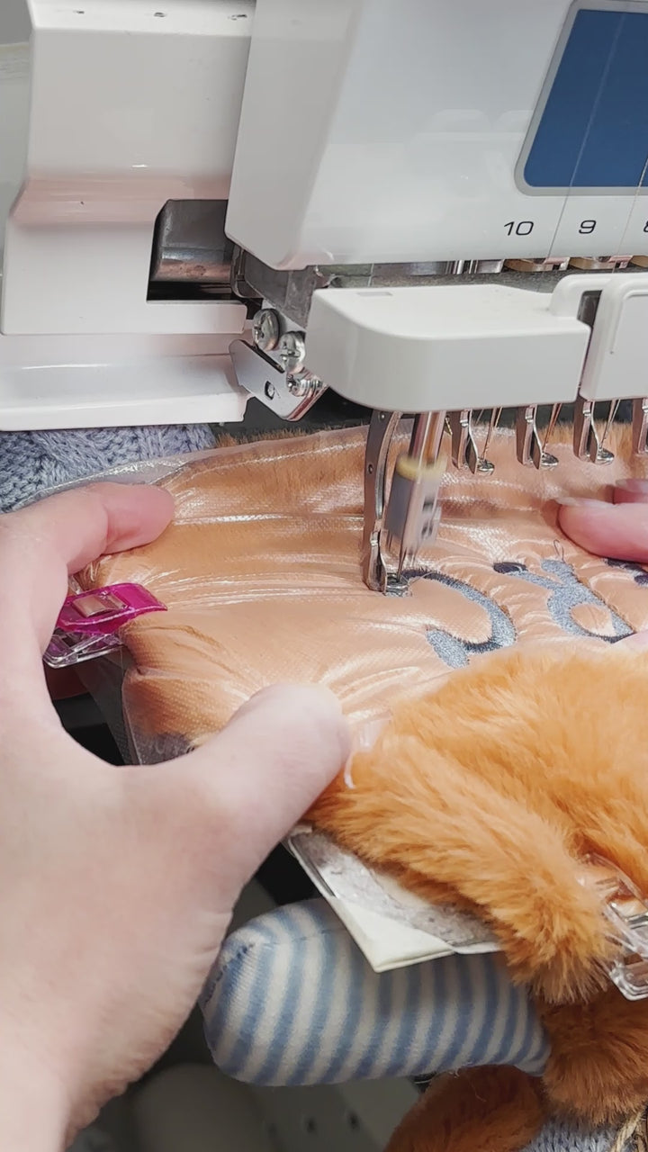 Custom Embroidered Fox Lovey Blankie | Personalized Baby Rattle &amp; Security Blanket - 5004840071