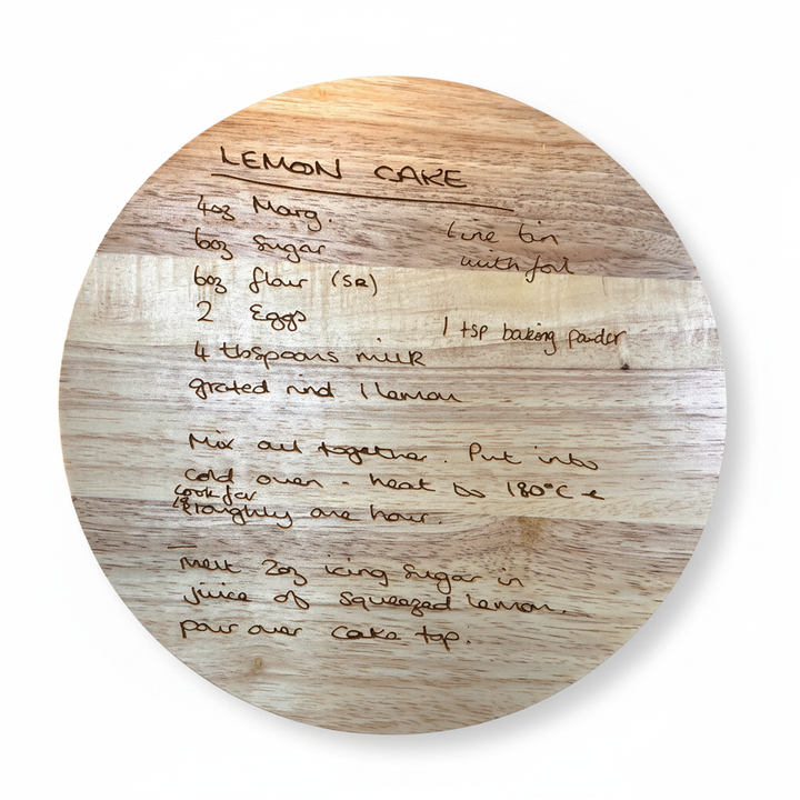 Recipe Lid Flat - White Background