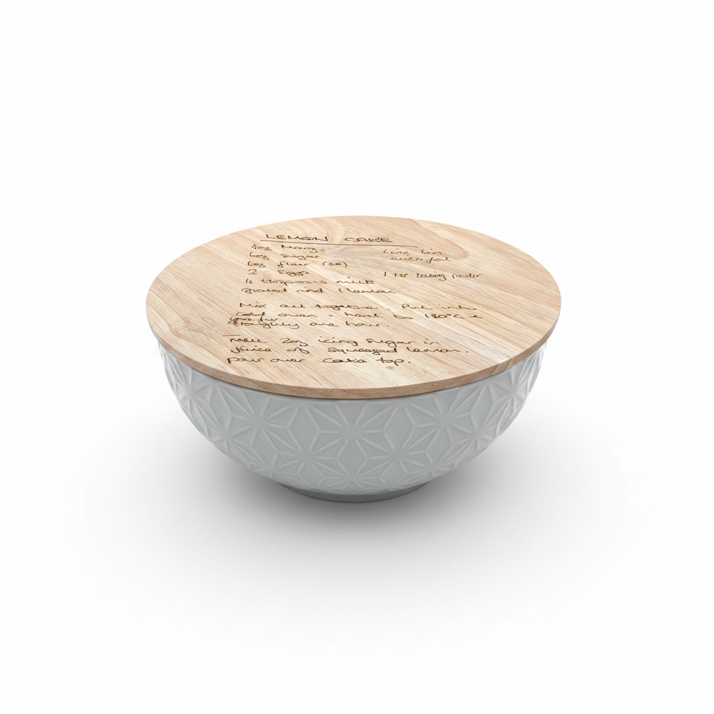 Small Grey Bowl - White Background