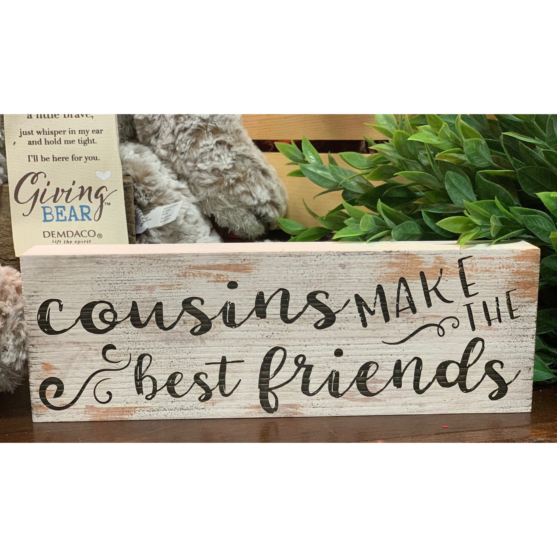 Cousins Make The Best Friends Sign - ZWSS0244 – Etched In Time